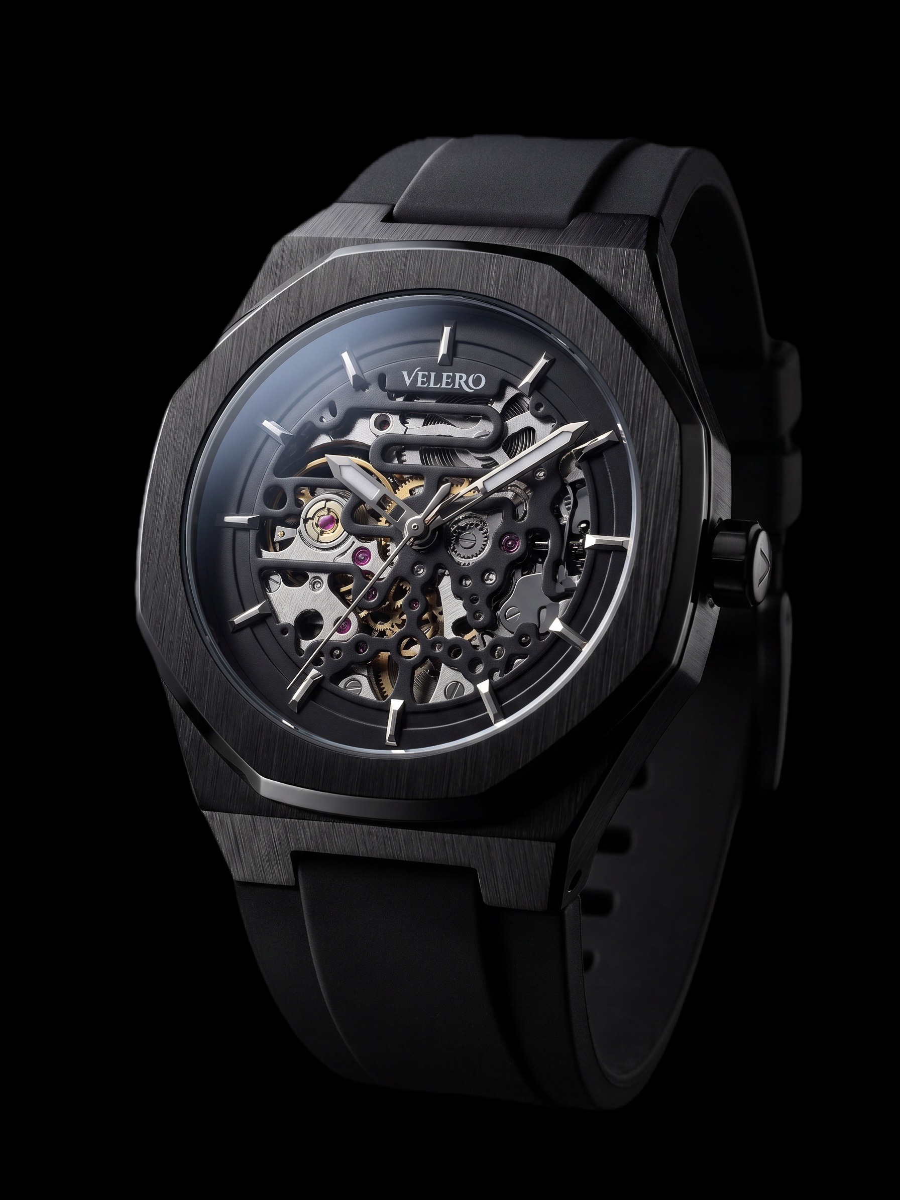 Velero Sailor MK1 — Reloj automático esqueleto negro